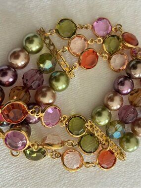 💎 Premier Designs "Hawaii Sunset" Multi-Strand Bracelet